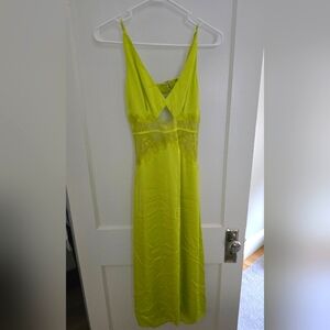 New Women's Size S, Bobbles & Lace Lime Dress
